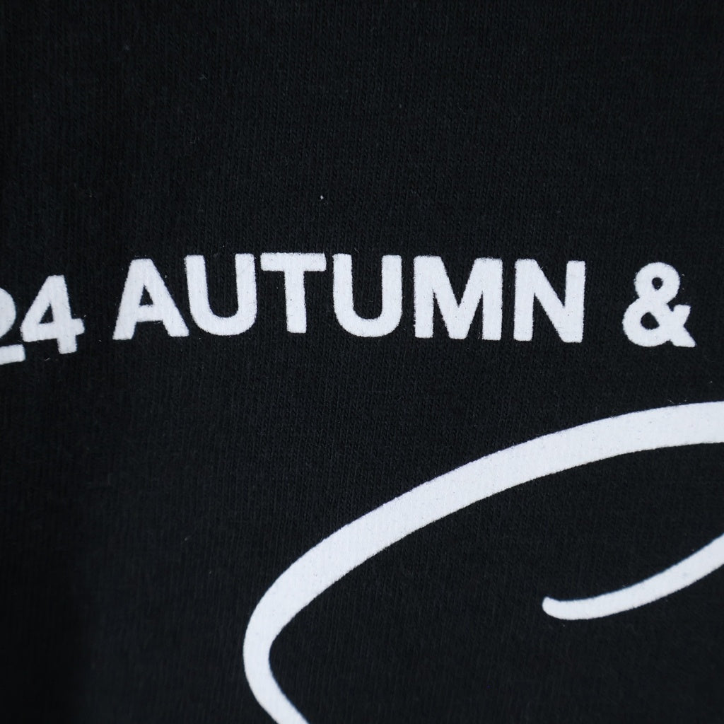 SUPREME(シュプリーム) 24AW ×MARTINE ROSE マーティンローズ フロントプリント クルーネック 半袖Tシャツ ブラック