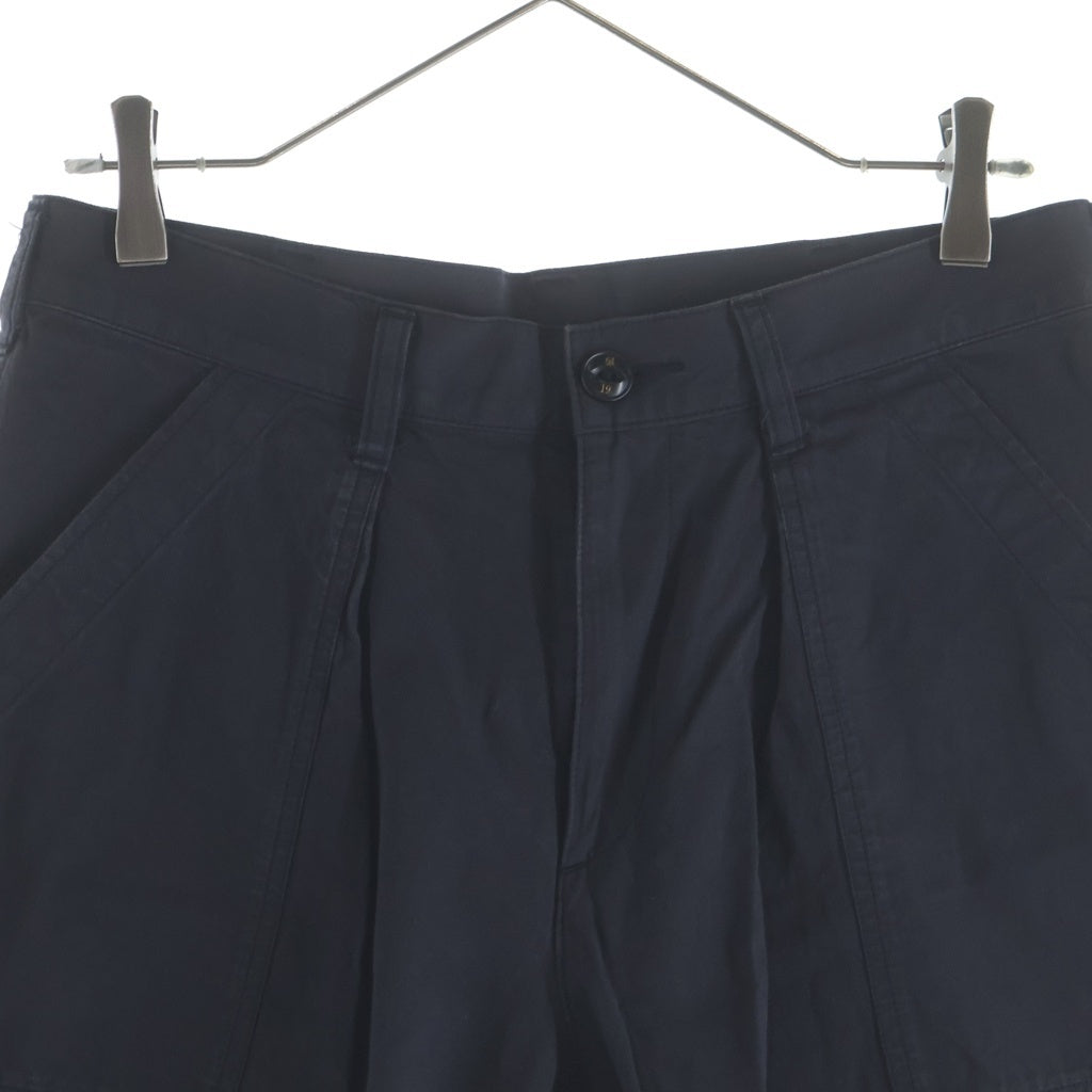 NEIGHBORHOOD(ネイバーフッド) 24SS WIDE BAKER PANTS ベイカーショーツ ハーフパンツ ブラック 241AQNH-PTM02