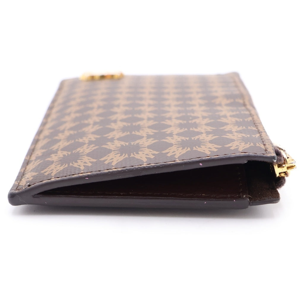 AMIRI(アミリ) QUAD MA ZIP CARD HOLDER フラグメントケース コインケース ブラウン SRAMACCO1011