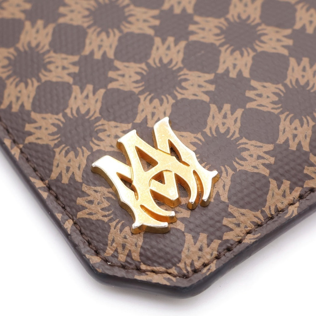AMIRI(アミリ) QUAD MA ZIP CARD HOLDER フラグメントケース コインケース ブラウン SRAMACCO1011