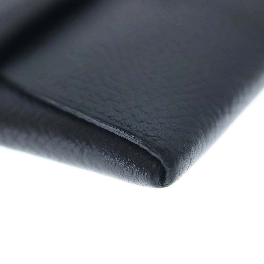 HERMES(エルメス) バスティア コインケース ヴォーエプソン レザー ブラック C刻印