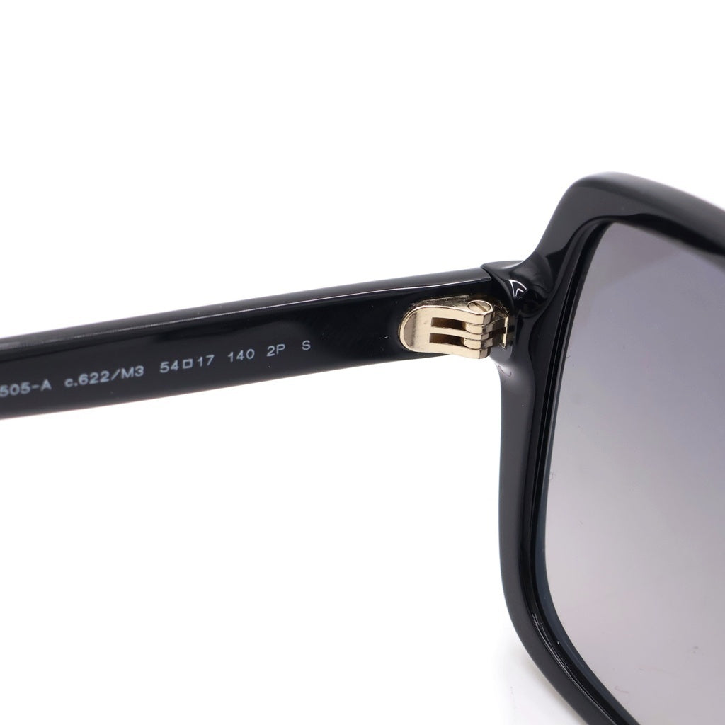 CHANEL(シャネル) POLARIZED サングラス スクエア型 ゴールドロゴ ブラック 5505-A レディース