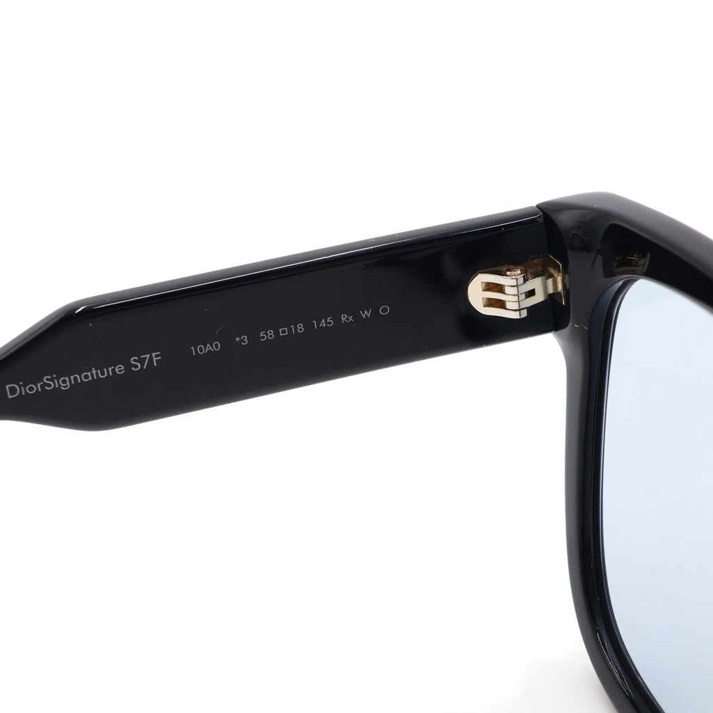 Christian Dior(クリスチャンディオール) アイウェア スクエア サイドロゴ SIGNATURE S7F ブラック レディース