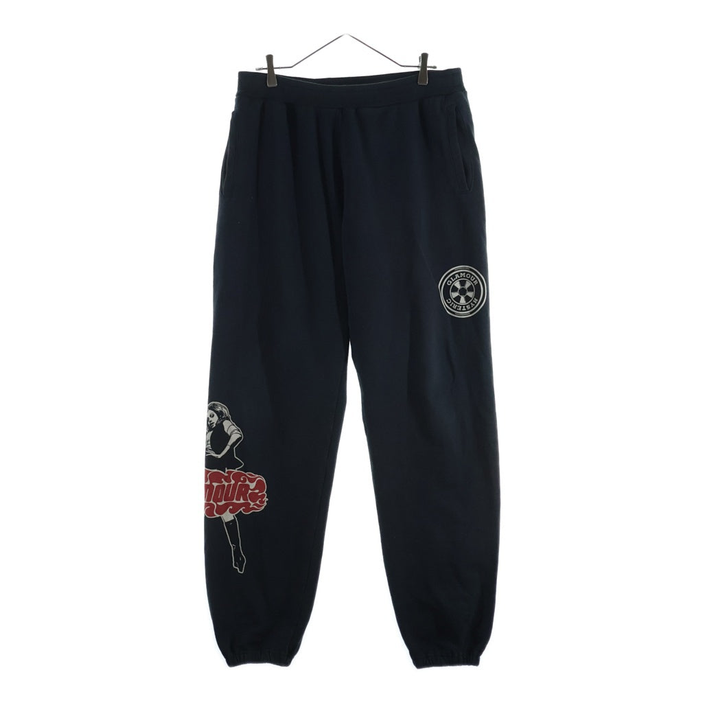 HYSTERIC GLAMOUR(ヒステリックグラマー) 24SS HG BOX VIXEN GIRL スウェットパンツ ブラック 02241CP01