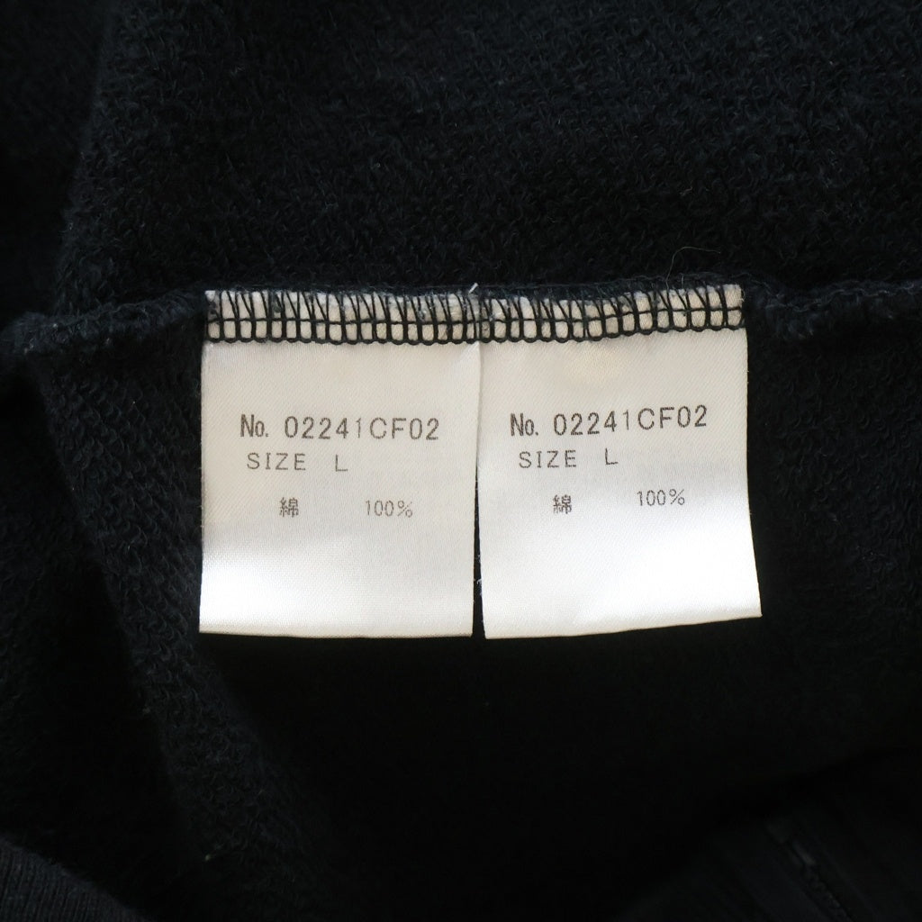 HYSTERIC GLAMOUR(ヒステリックグラマー) 24SS HG BOX LOGOS HGボックスロゴ フルジップ パーカー ブラック 02241CF02