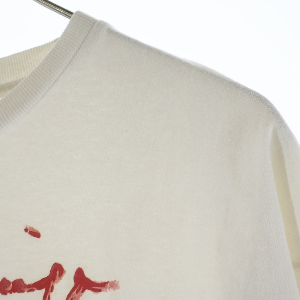 BALENCIAGA(バレンシアガ) フロントペイントロゴ クルーネック 半袖Tシャツ ホワイト 583212 TFV63