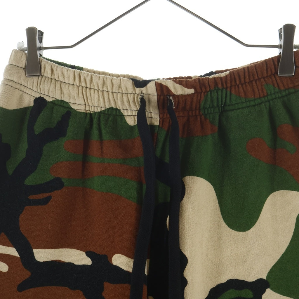 CHROME HEARTS(クロムハーツ) ×MATTY BOY CAMO CARGO SWEATPANTS マッティボーイ カモ柄 クロスボール装飾 スウェット カーゴパンツ カーキ