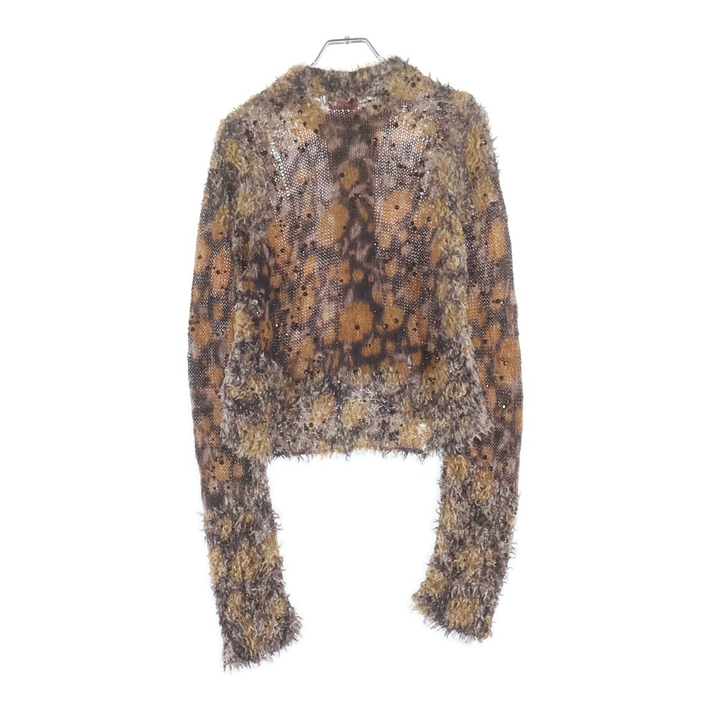 DIESEL(ディーゼル) M-LINNEA ビジューボタン ニットカーディガン マルチカラー A237000PLDG レディース