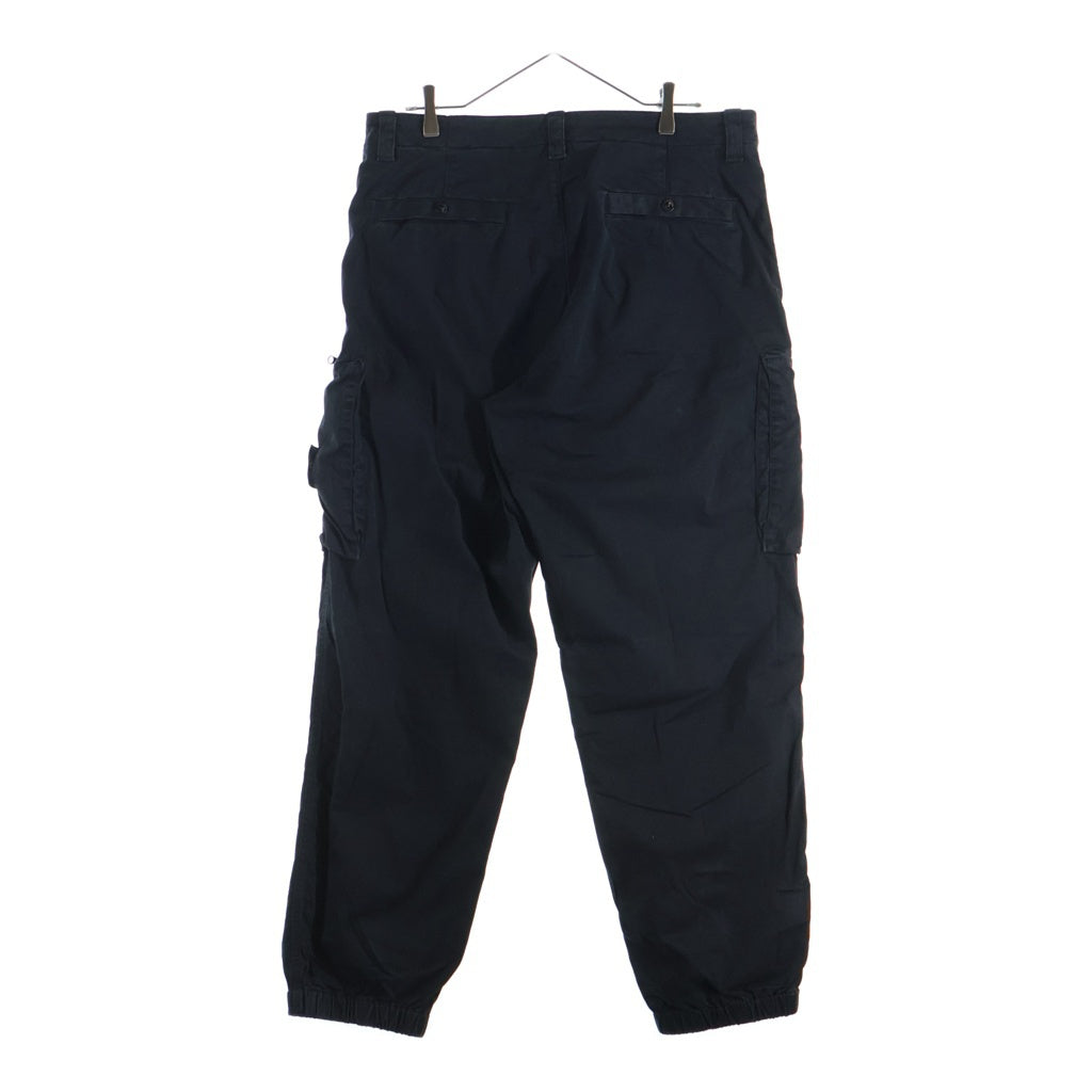 STONE ISLAND(ストーンアイランド) PANTALONE LOOSE ロゴワッペン付き カーゴパンツ ブラック K1S153100004S0004