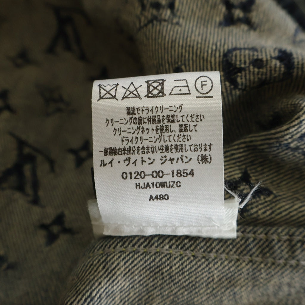 LOUIS VUITTON(ルイヴィトン) ×NIGO ジャイアントダミエウェーブスモノグラムデニムジャケット Gジャン インディゴ HJA10WUZC A480