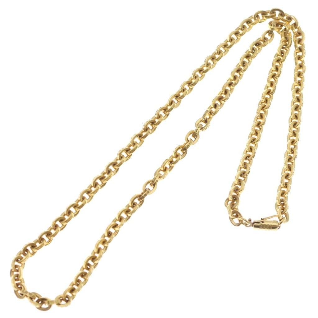 CHROME HEARTS(クロムハーツ) 22K PAPERCHAIN 20 ペーパーチェーンネックレス 20inch ゴールド BCA016