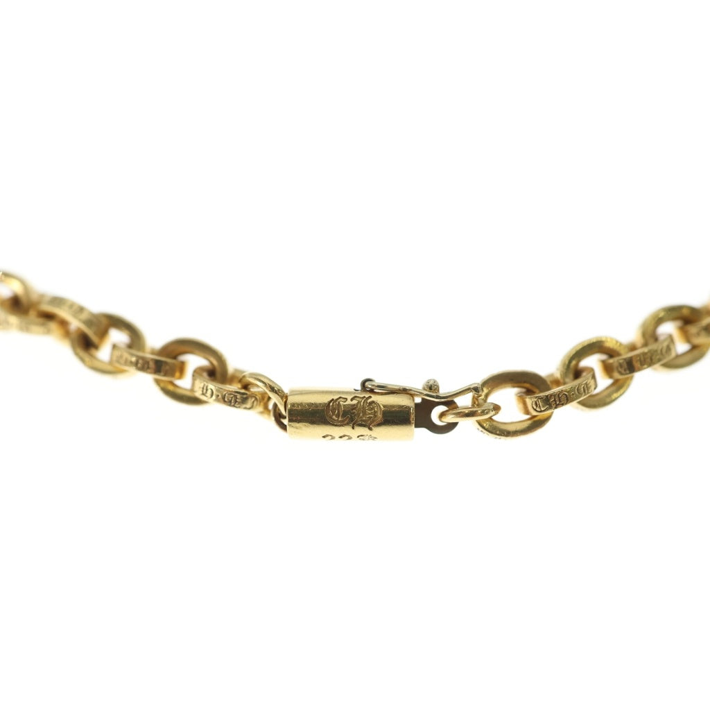 CHROME HEARTS(クロムハーツ) 22K PAPERCHAIN 20 ペーパーチェーンネックレス 20inch ゴールド BCA016