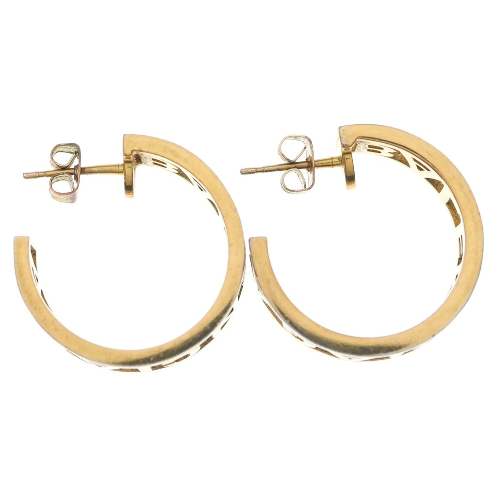 BALENCIAGA(バレンシアガ) LOGO HOOP PIERCE ロゴフープピアス ゴールド