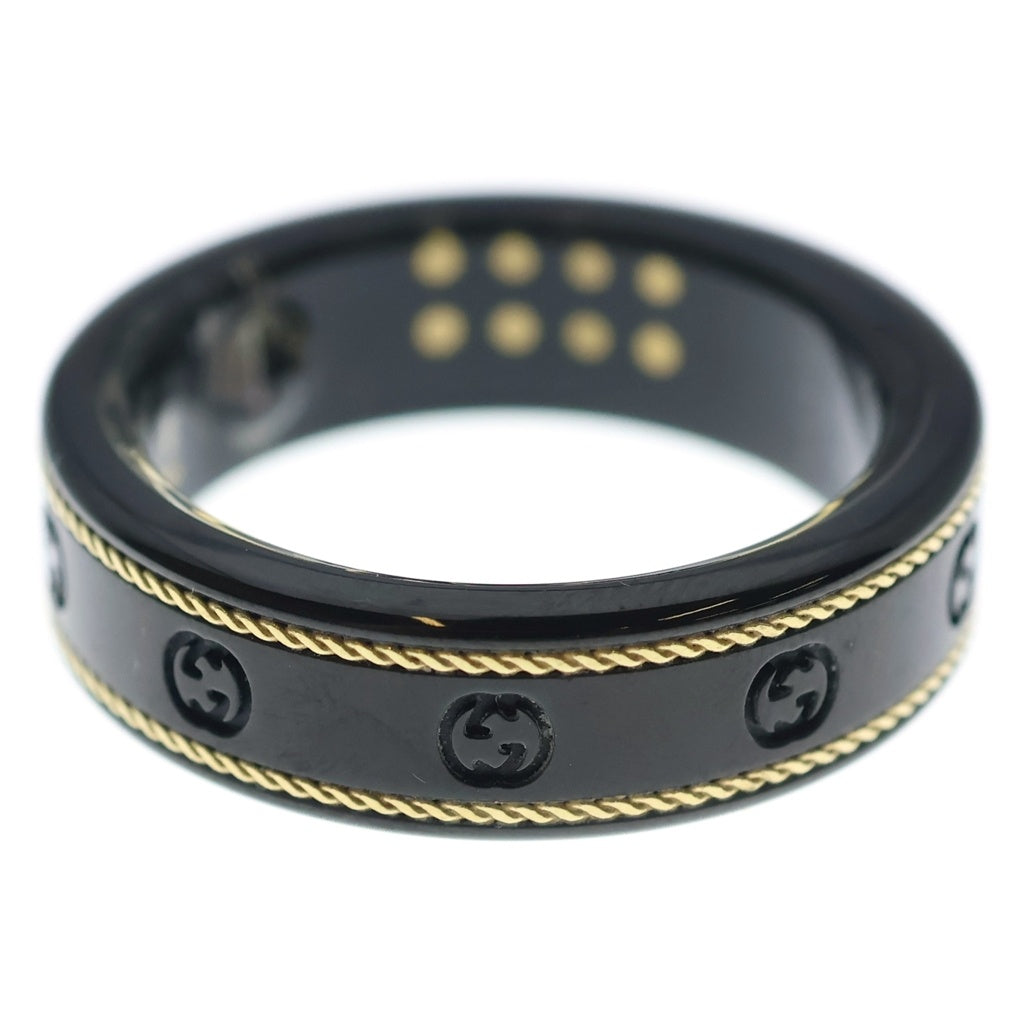 GUCCI(グッチ) ×OURA インターロッキングG スマートリング ブラック 705220