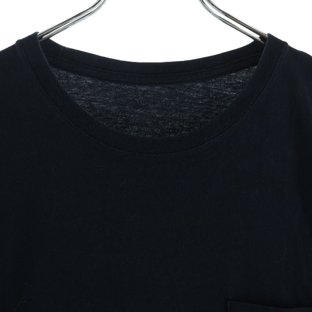 CHROME HEARTS(クロムハーツ) CH PLUS HORSESHOE BACK T-BAR T-SHIRT CHプラス ホースシュー バックTバー プリント クルーネック半袖Tシャツ カットソー ブラック