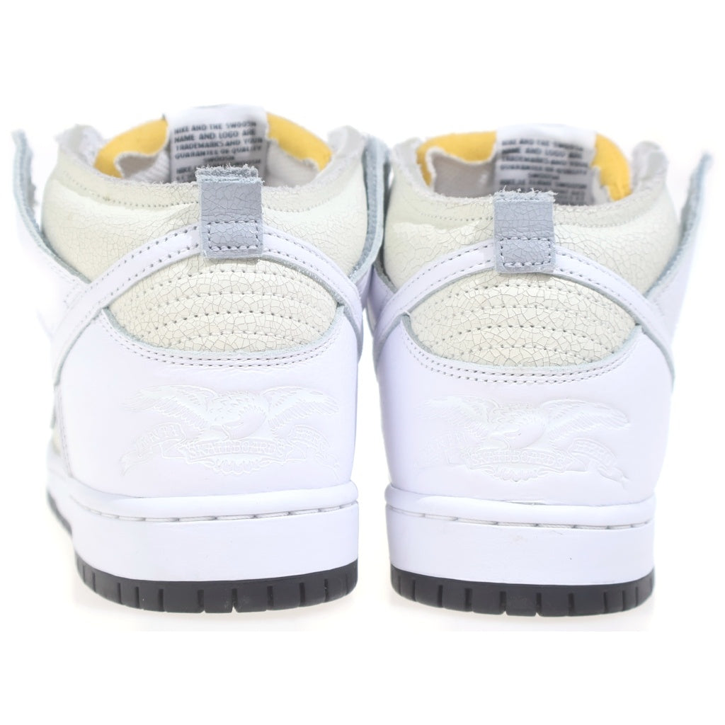 NIKE SB(ナイキエスビー) ×ANTIHERO DUNK HIGH QS WHITE アンタイヒーロー ダンク ハイカットスニーカー ホワイト HM5837-100 US9/27cm