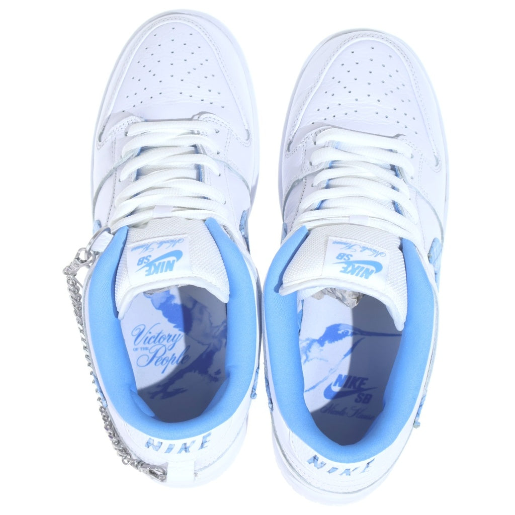 NIKE SB(ナイキエスビー) ×NICOLE HAUSE DUNK LOW PRO VICTORY OF THE PEOPLE UNIVERSITY BLUE ニコールハウゼ ダンク ローカットスニーカー ブルー FZ8802-100 US9.5/27.5cm