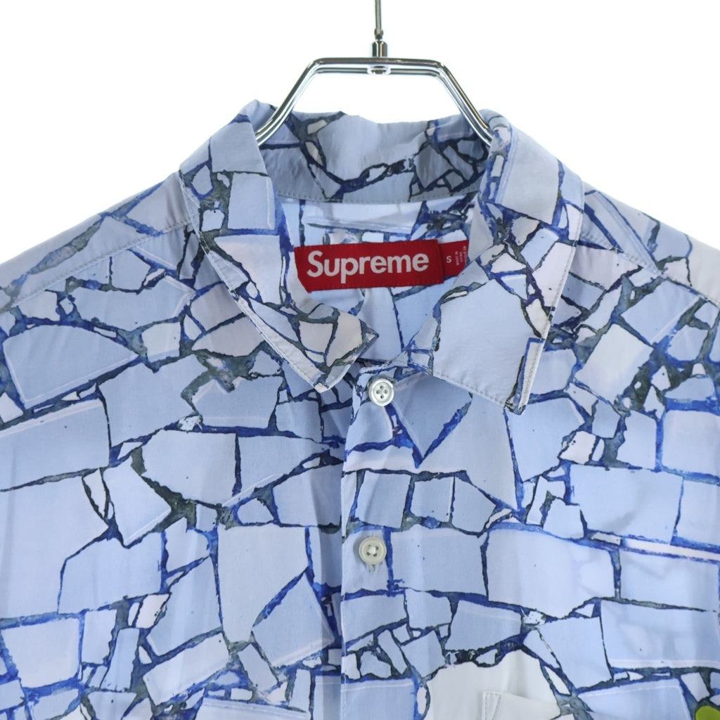 SUPREME(シュプリーム) 24SS Mosaic S/S Shirts モザイク 半袖シャツ ホワイト