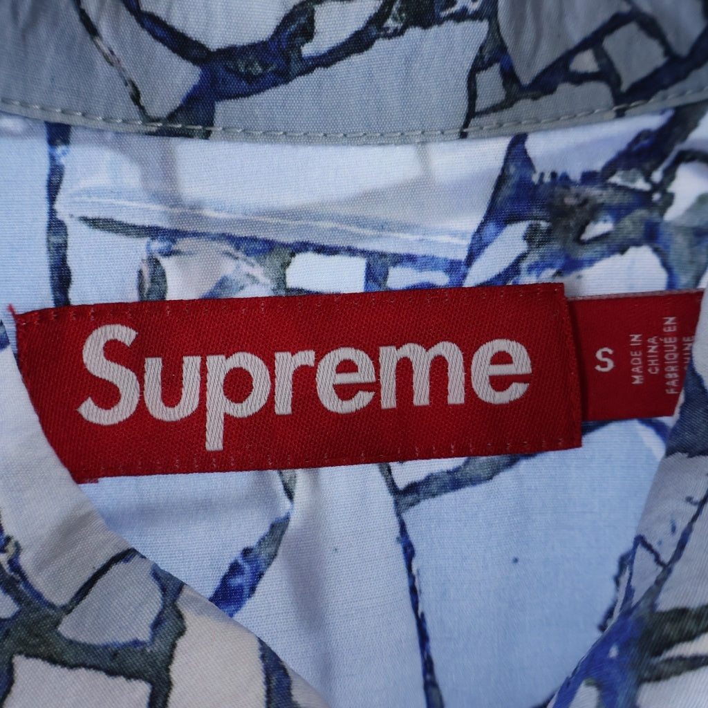 SUPREME(シュプリーム) 24SS Mosaic S/S Shirts モザイク 半袖シャツ ホワイト