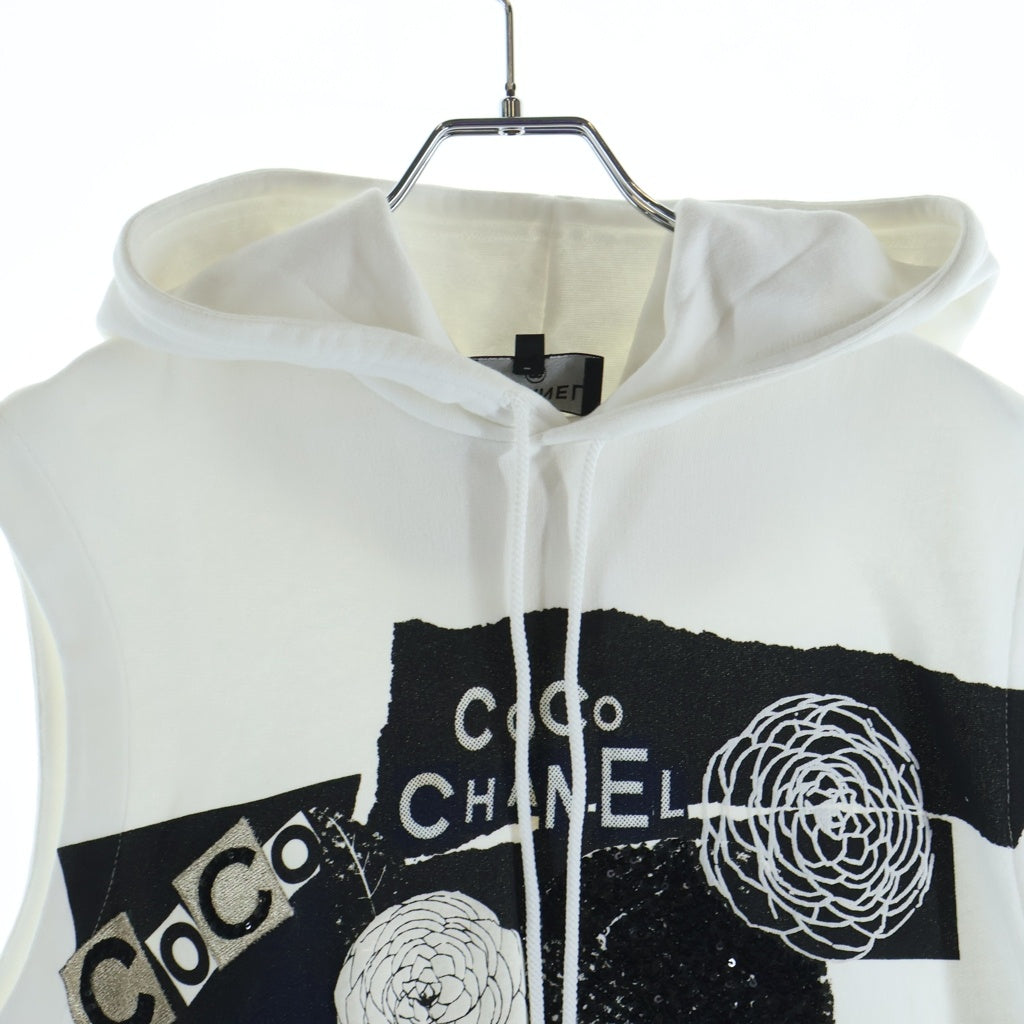 CHANEL(シャネル) COCO フロントスパンコールロゴプリント装飾