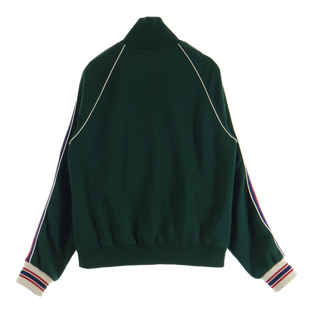 GUCCI(グッチ) GG柄 ジャガード ジップアップトラックジャケット グリーン 662270 XJDE9