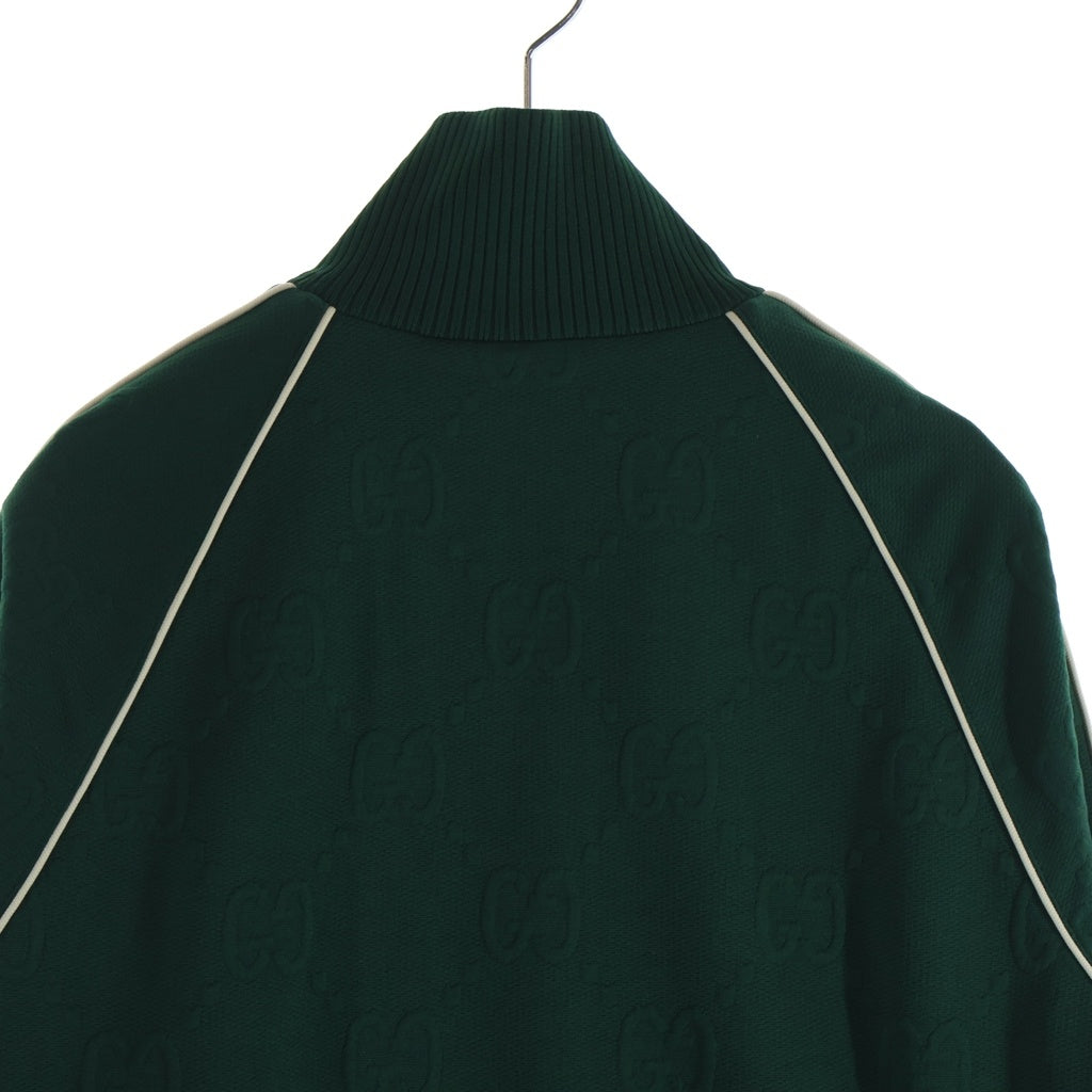 GUCCI(グッチ) GG柄 ジャガード ジップアップトラックジャケット グリーン 662270 XJDE9