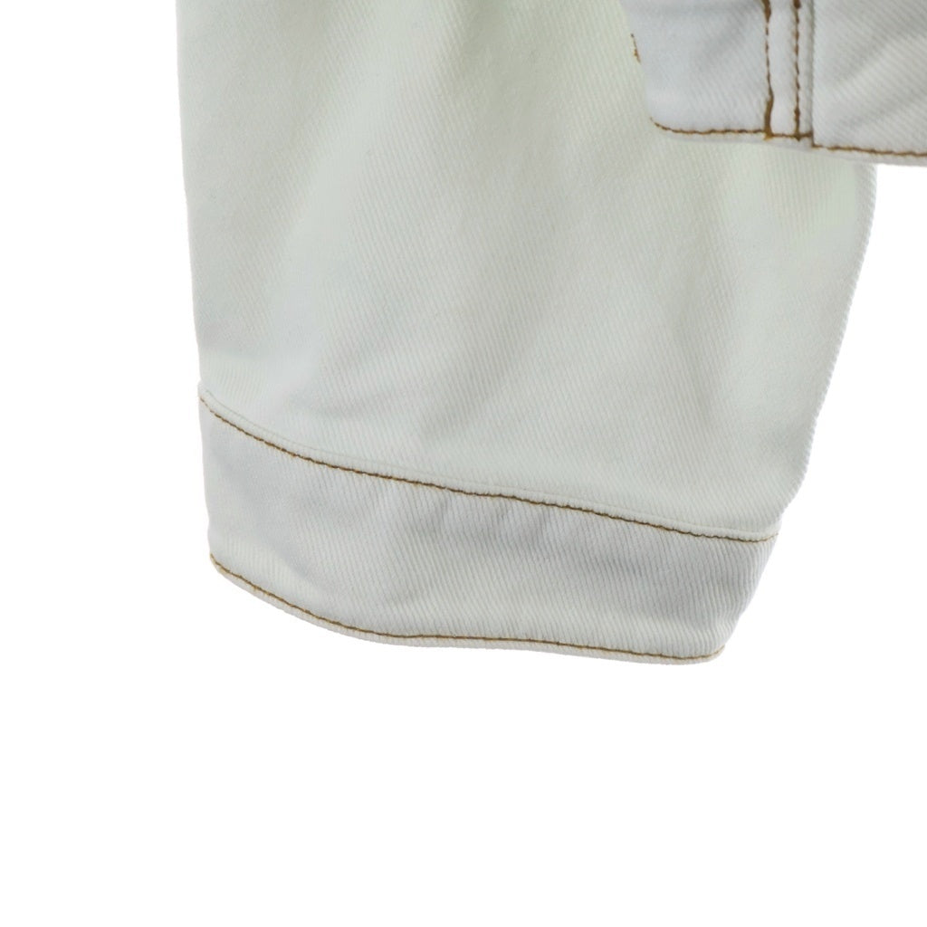 LOUIS VUITTON(ルイヴィトン) 23SS スプレーモノグラムデニムトラッカージャケット ホワイト/ブルー RM231M U14 HOA10W