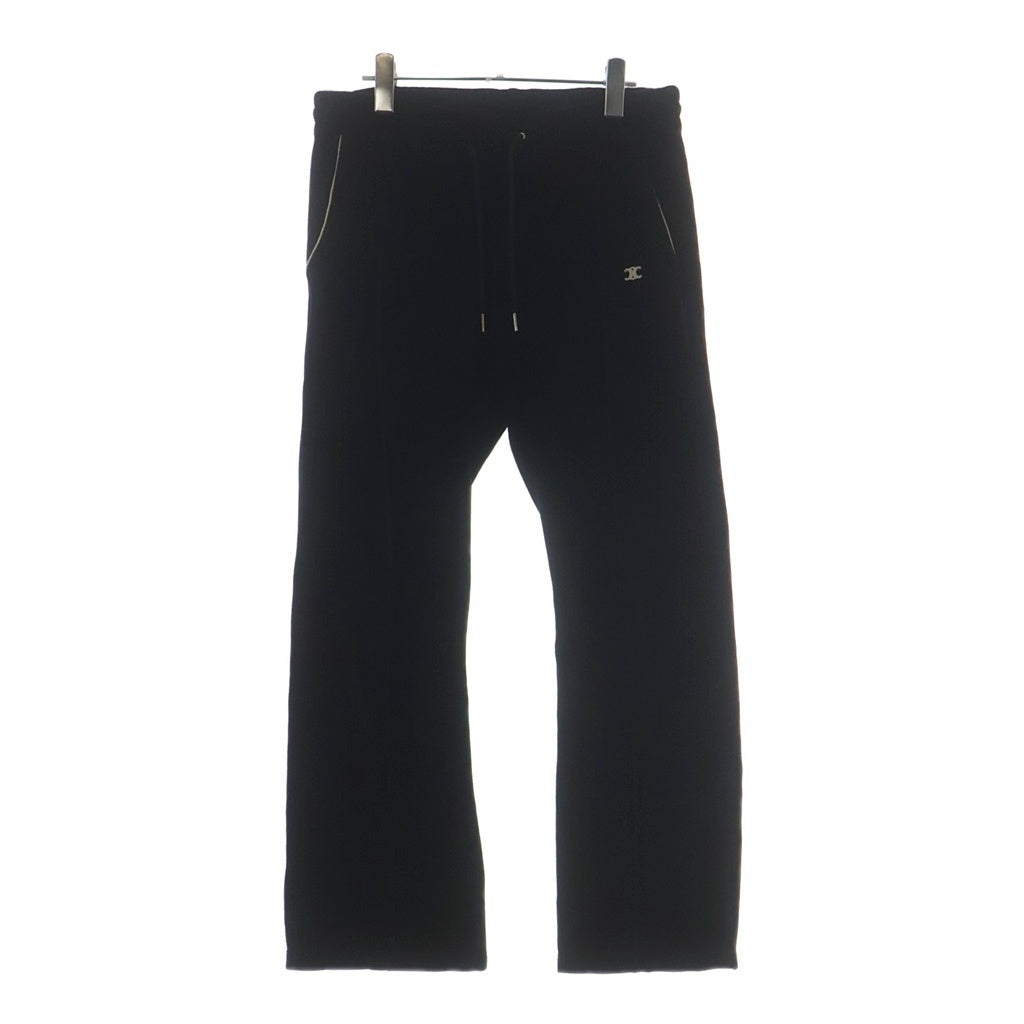 CELINE(セリーヌ) Triomphe Flared Jersey Track Pants トリオンフ フレアジャージートラックパンツ ブラック 2Z020679I