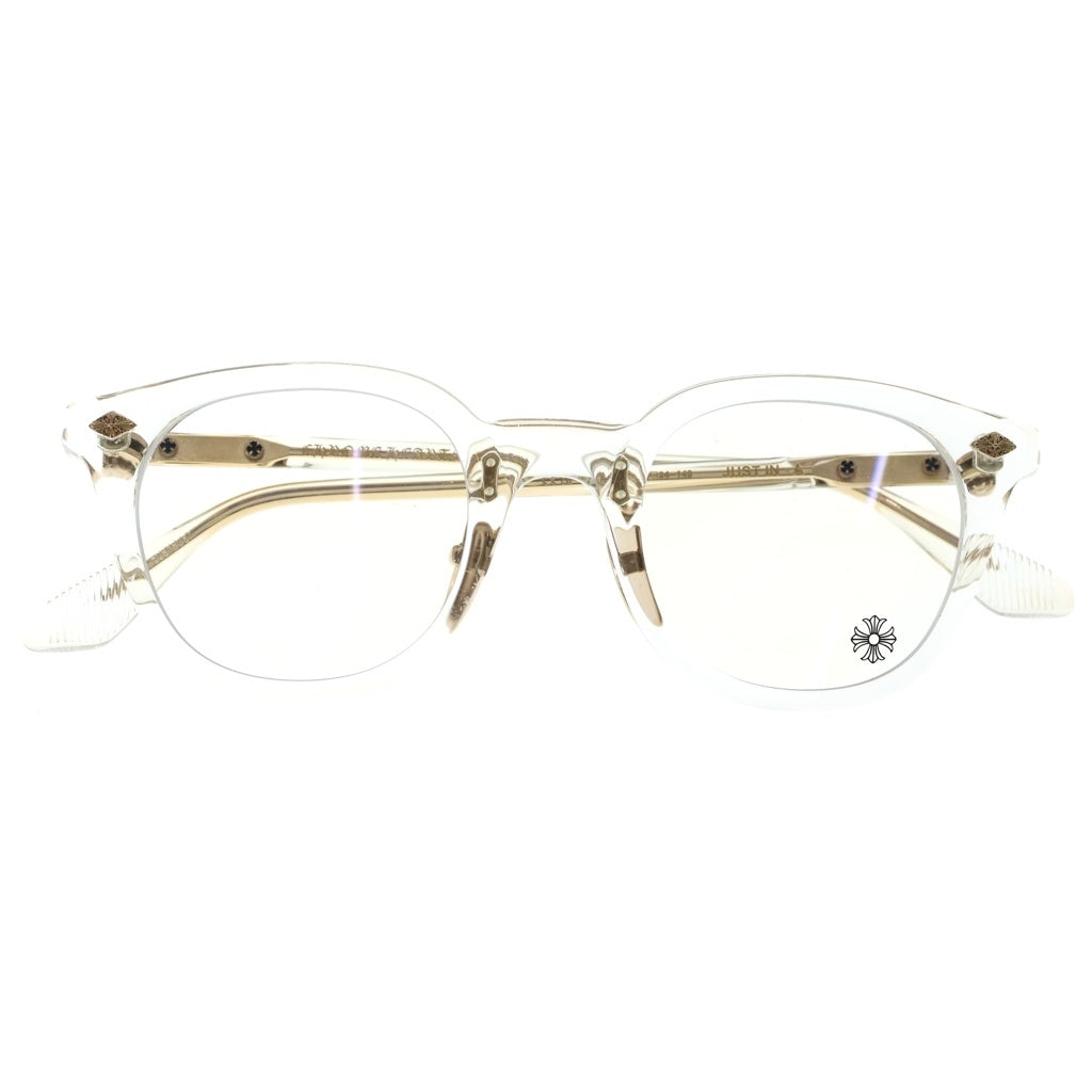 CHROME HEARTS(クロムハーツ) JUST IN-A アイウェア サングラス 眼鏡 クリア/ゴールド