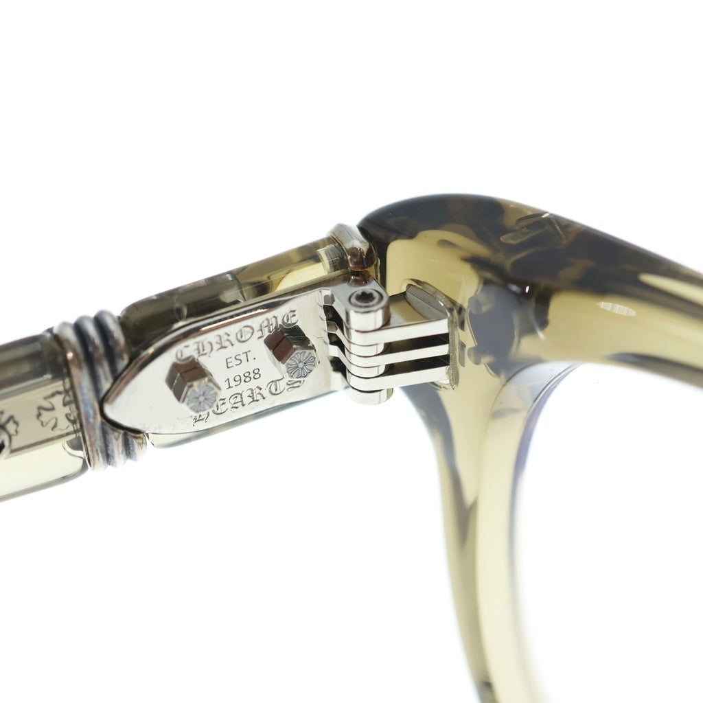 CHROME HEARTS(クロムハーツ) DOOABLE サイドダガー装飾 スクエア サングラス クリア