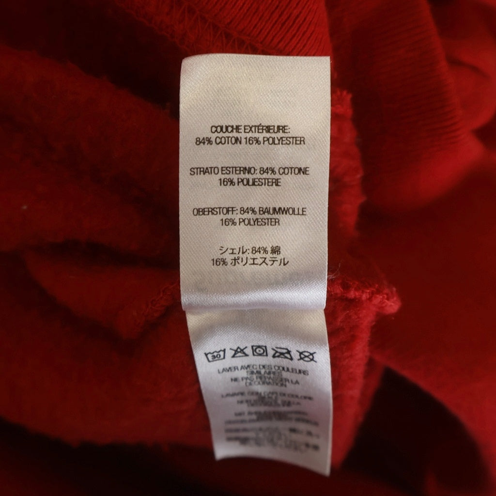 SUPREME(シュプリーム) 22AW Small Box Drawcord Zip Up Hooded Sweatshirt スモールボックスロゴ ドローコード付きジップアップパーカー レッド