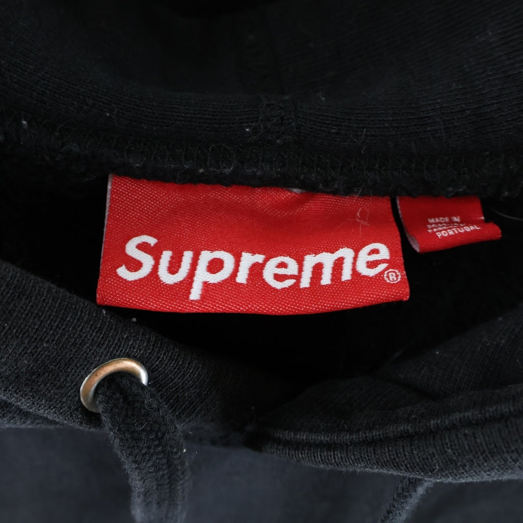 SUPREME(シュプリーム) 23AW Varsity Hooded Sweatshirt ヴァーシティフーデッド プルオーバーパーカー ブラック
