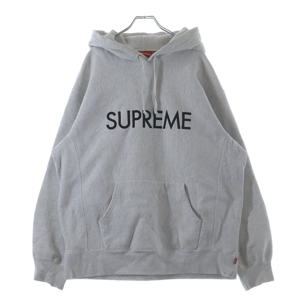 トップス SUPREME Capital Hooded Sweatshirt gray SUPREME(シュプリーム) 22AW Capital Hooded Sweatshirts キャピタル