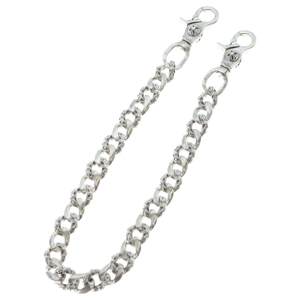 CHROME HEARTS(クロムハーツ) FANCY LONG-T/2クリップロングファンシー ウォレットチェーン シルバー BCA075