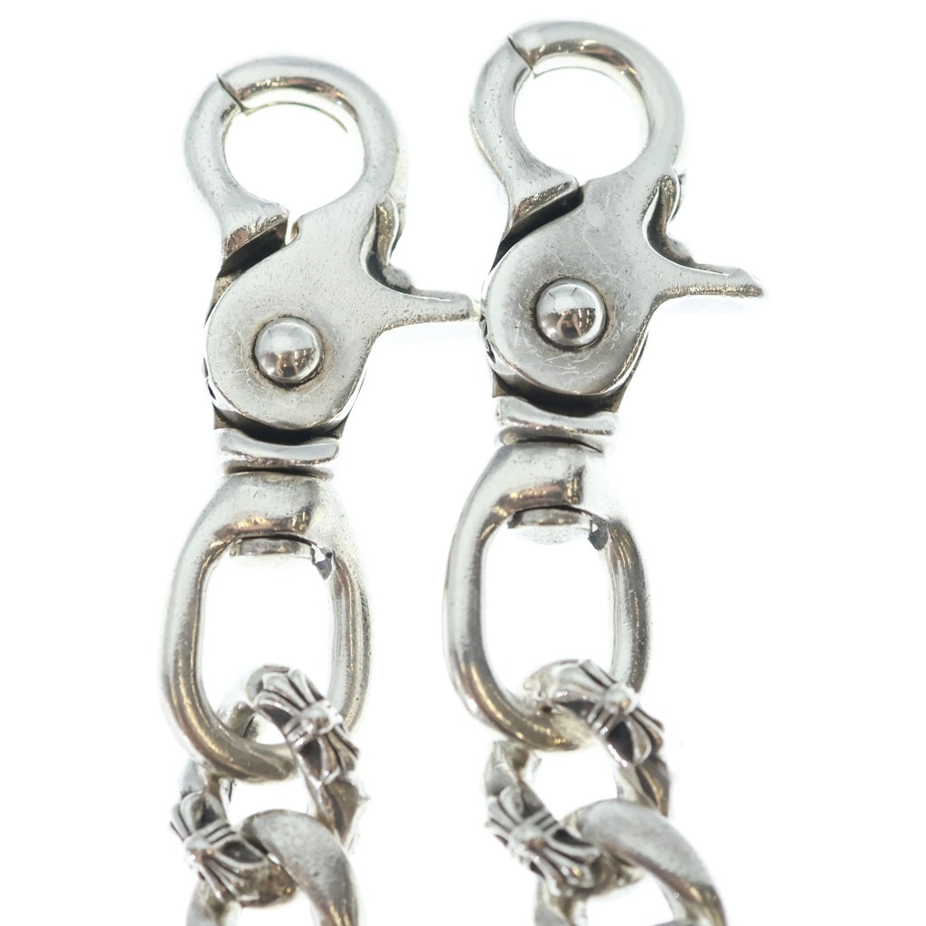 CHROME HEARTS(クロムハーツ) FANCY LONG-T/2クリップロングファンシー ウォレットチェーン シルバー BCA075