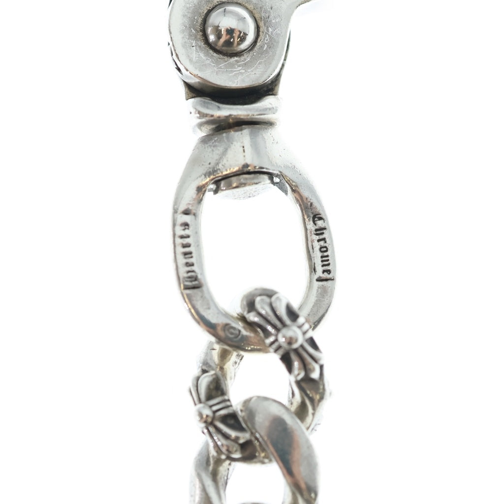 CHROME HEARTS(クロムハーツ) FANCY LONG-T/2クリップロングファンシー ウォレットチェーン シルバー BCA075