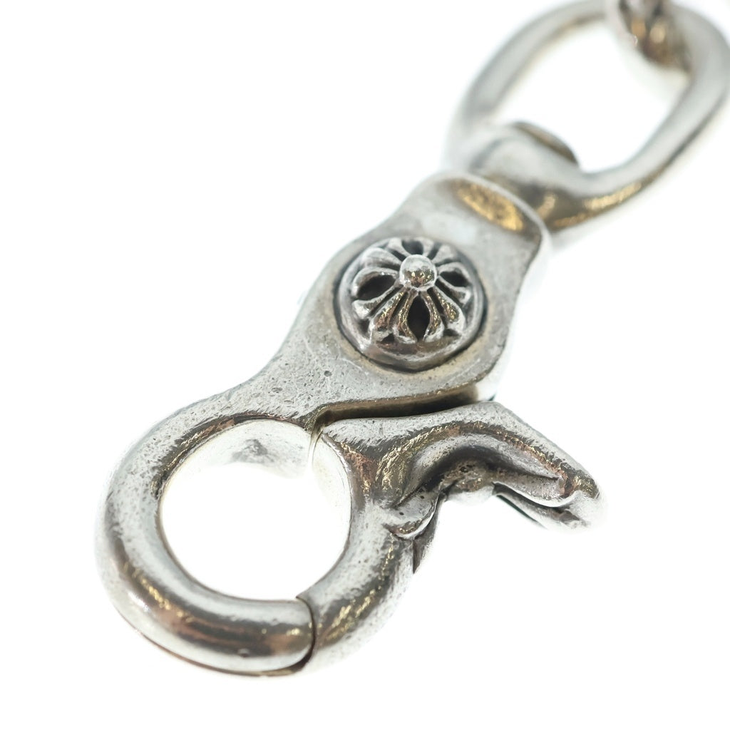 CHROME HEARTS(クロムハーツ) FANCY LONG-T/2クリップロングファンシー ウォレットチェーン シルバー BCA075