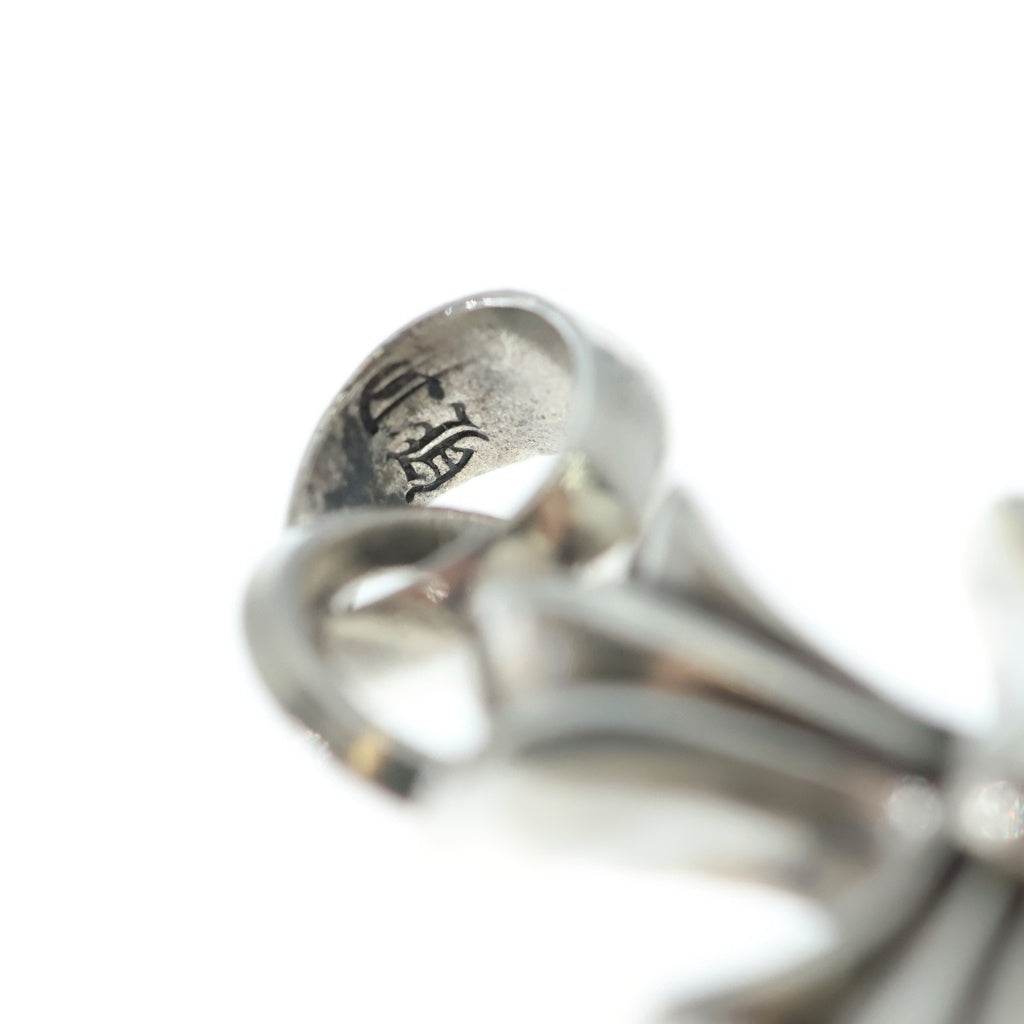 CHROME HEARTS(クロムハーツ) CH CRS SML W/BALE Wベイル スモールCHクロス ペンダントトップ シルバー BCA218