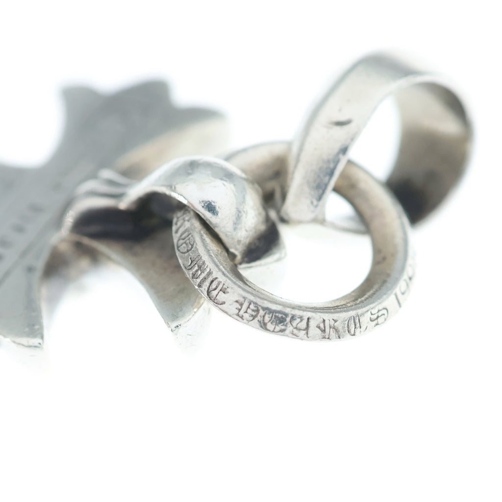 CHROME HEARTS(クロムハーツ) CH CRS SML W/BALE Wベイル スモールCHクロス ペンダントトップ シルバー BCA218