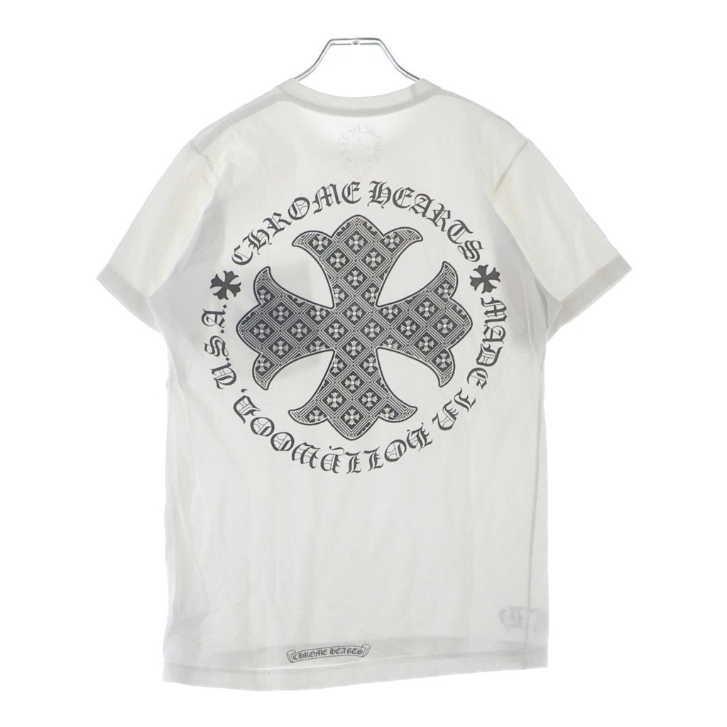 CHROME HEARTS(クロムハーツ) OLD CH PLUS CHプラスプリント クルーネック 半袖Tシャツ ホワイト