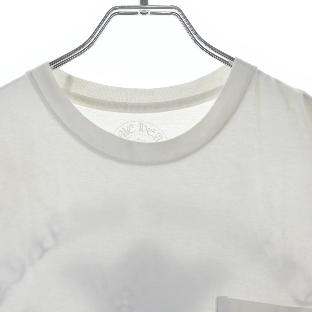 CHROME HEARTS(クロムハーツ) OLD CH PLUS CHプラスプリント クルーネック 半袖Tシャツ ホワイト