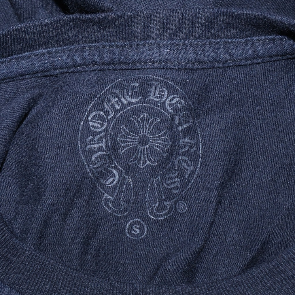 CHROME HEARTS(クロムハーツ) BACK CH PLUS TEE バックCHプラスプリント クルーネック 長袖Tシャツ ブラック