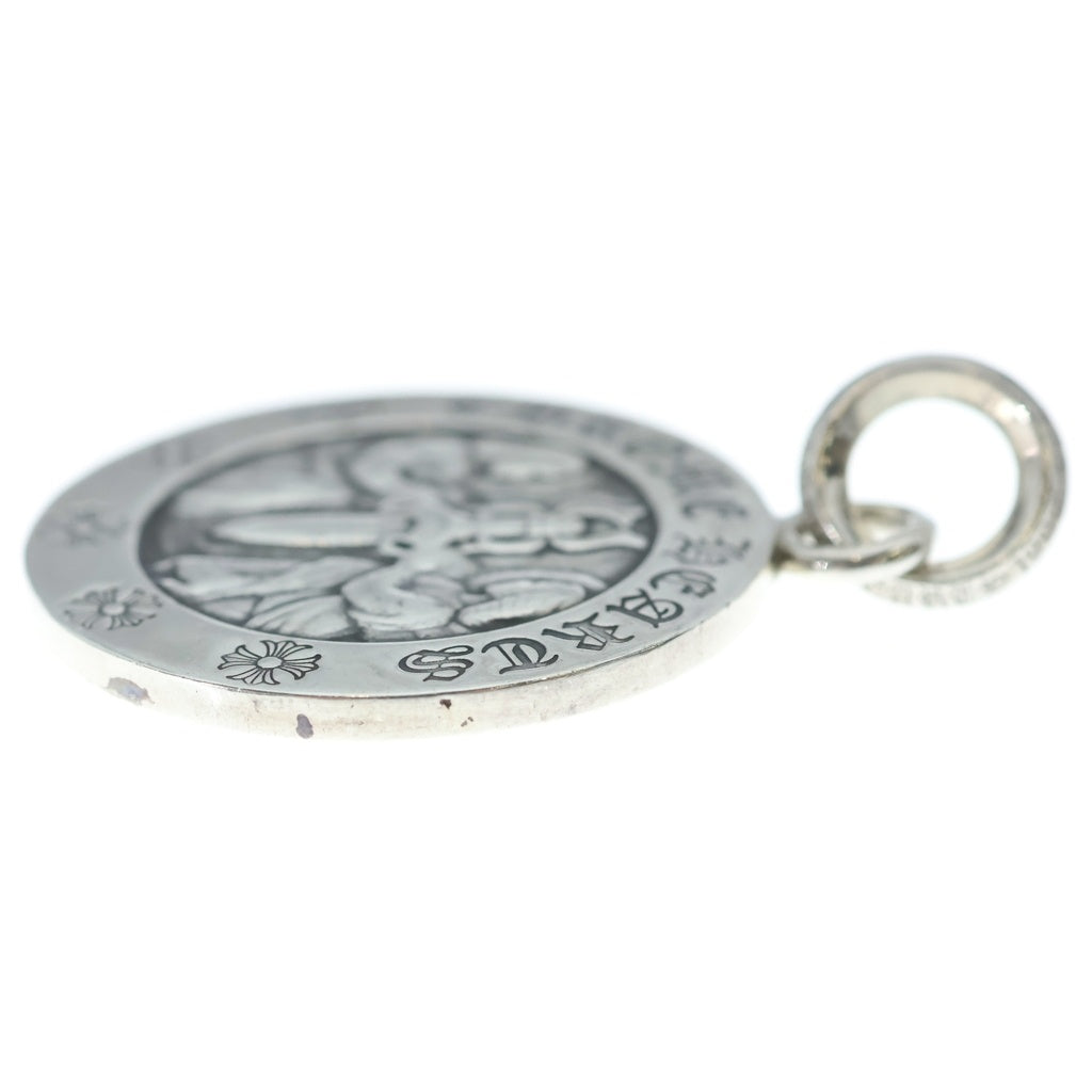 CHROME HEARTS(クロムハーツ) ANGL MDL LG ラージエンジェルメダル ペンダント ネックレストップ シルバー