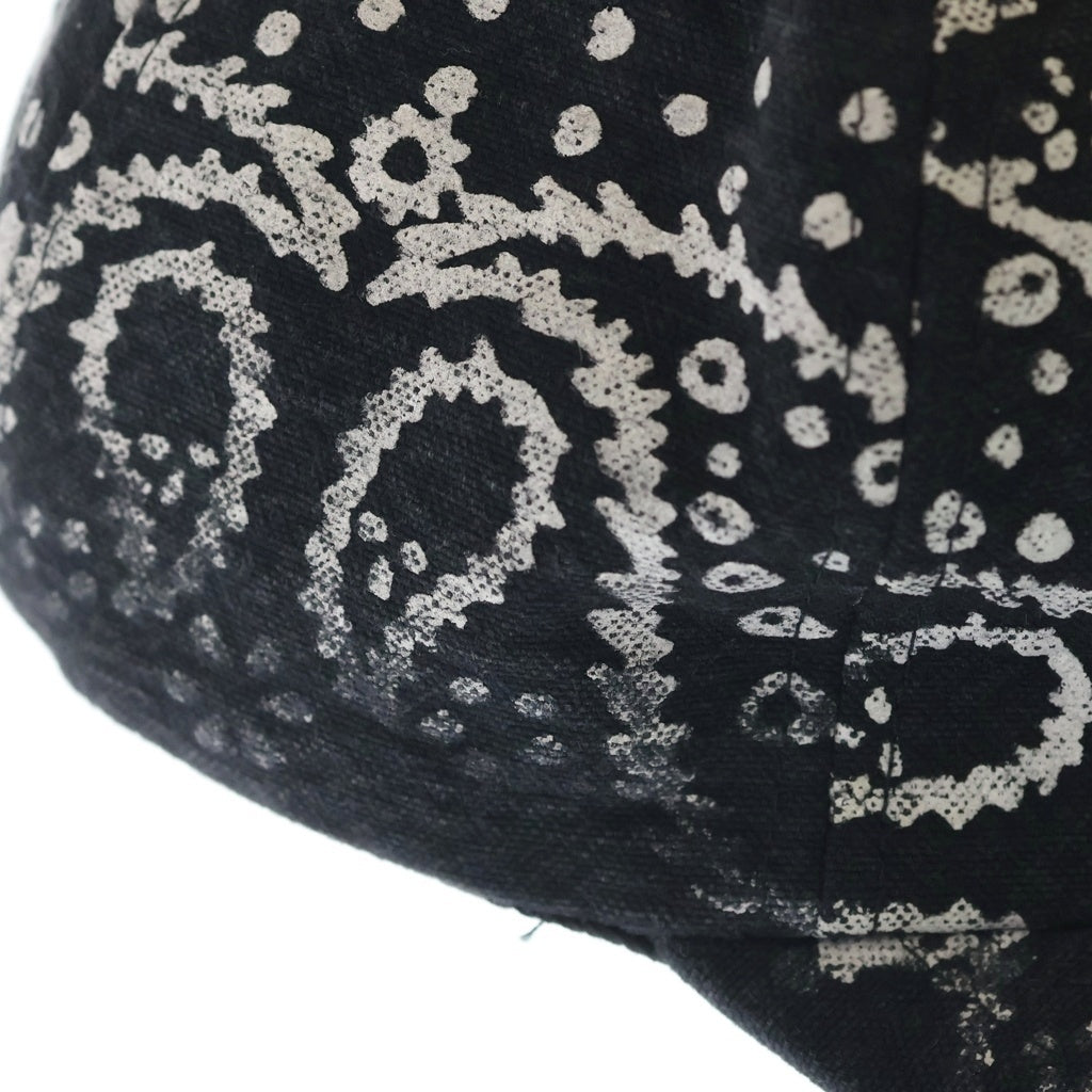 RHUDE(ルード) Bandana Baseball Cap バンダナ柄 ベースボールキャップ ブラック