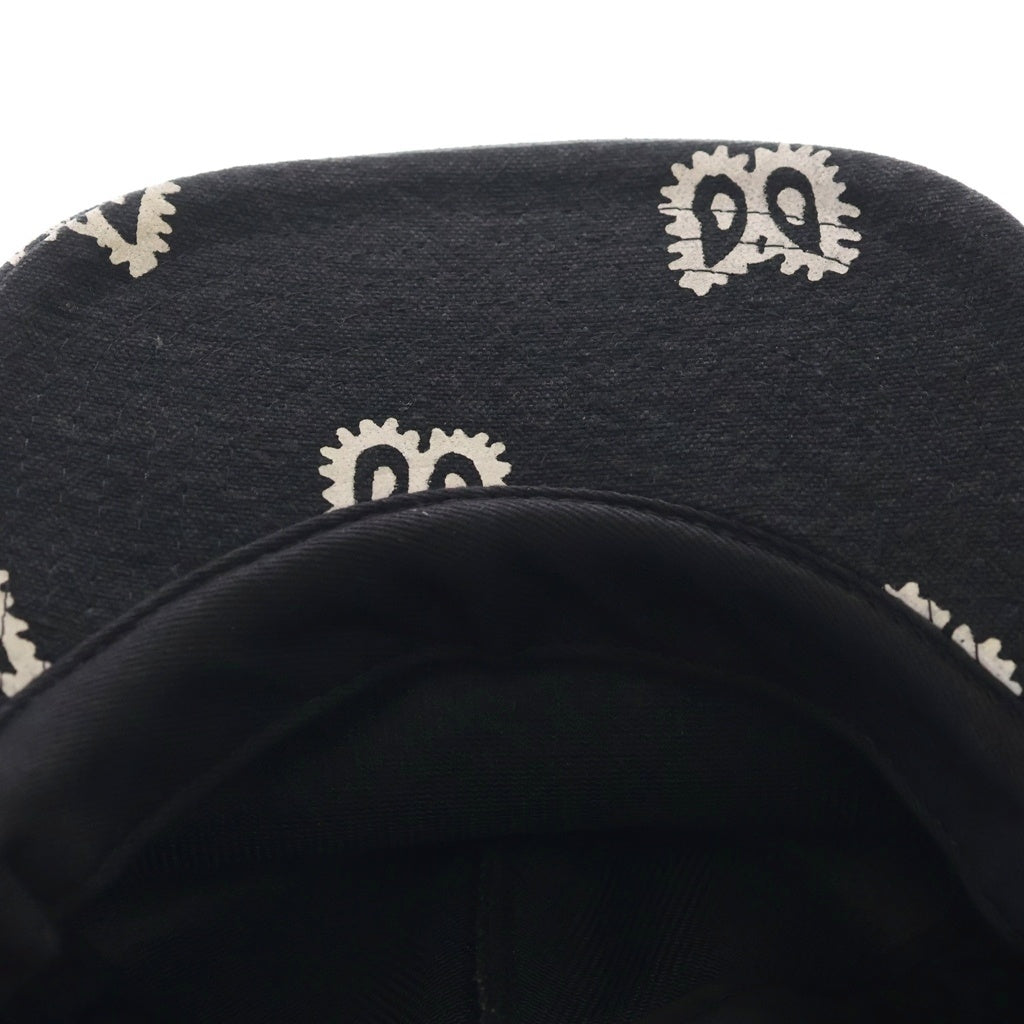 RHUDE(ルード) Bandana Baseball Cap バンダナ柄 ベースボールキャップ ブラック