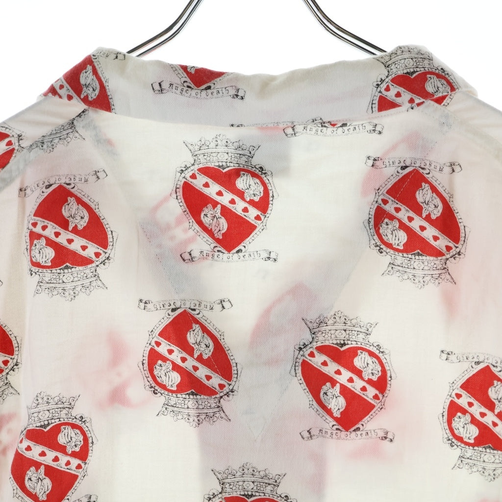 三*郎様 SAINT MICHAEL/セイントマイケル ハートパジャマシャツ　新 SAINT MICHAEL(セントマイケル) 21SS Pajama Shirt heart SM-S21-0000