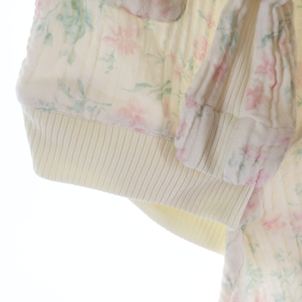 NO BRAND(ノーブランド) OPEN YY オープン ワイワイ FLORAL BLANKIE CUTOUT SKIRT フローラル ブランケットカットアウトスカート ホワイト レディース YY261SK004