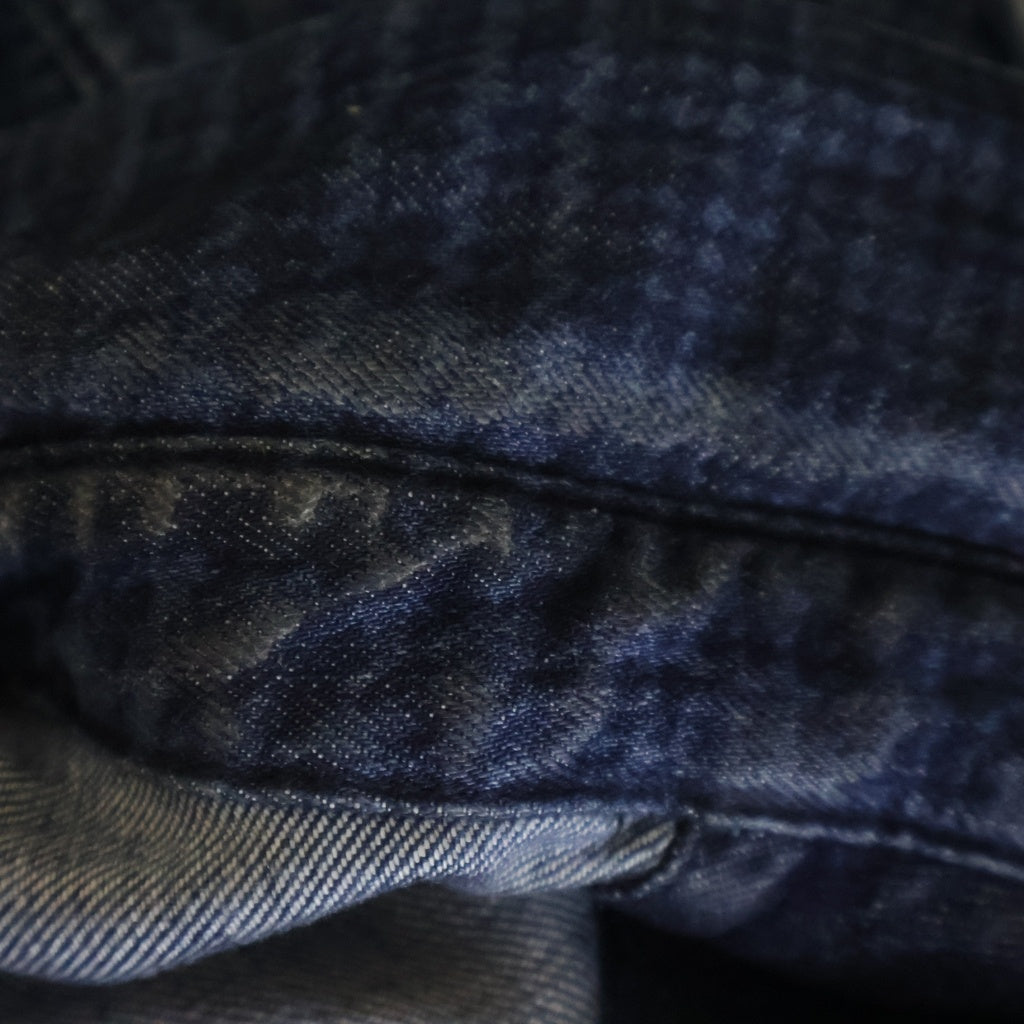DIESEL(ディーゼル) DE-EAZY DRESS-S デニムシャツドレス フルスナップボタンワンピース インディゴ レディース 09N84