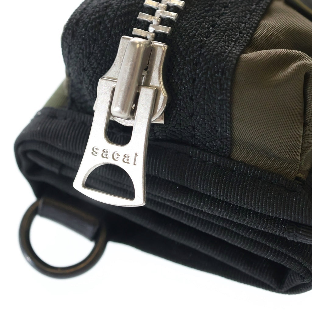 Sacai(サカイ) 26SS Pocket Trifold Wallet ポケット トリフォールド ウォレット カーキ 26-01107S