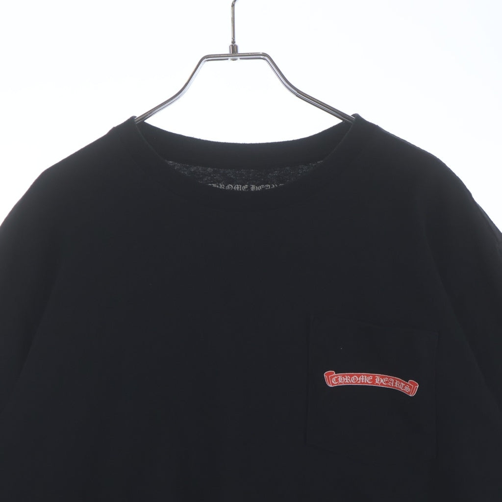 CHROME HEARTS(クロムハーツ) ×MATTY BOY STAYFAST RACE TEAM SWEAT グラフィックプリント クルーネック 長袖Tシャツ ブラック